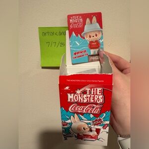 Authentic The Monsters Coca-Cola Labubu figurine series